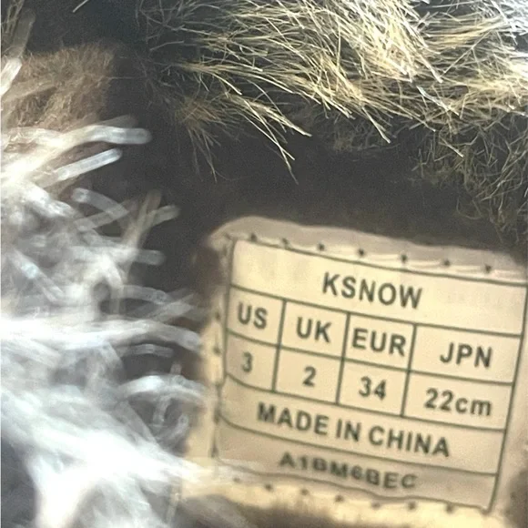 DREAM PAIRS Snow Boots Kids Insulated Waterproof Mid-Calf Boots Size 3 Big Kids - Picture 10 of 10